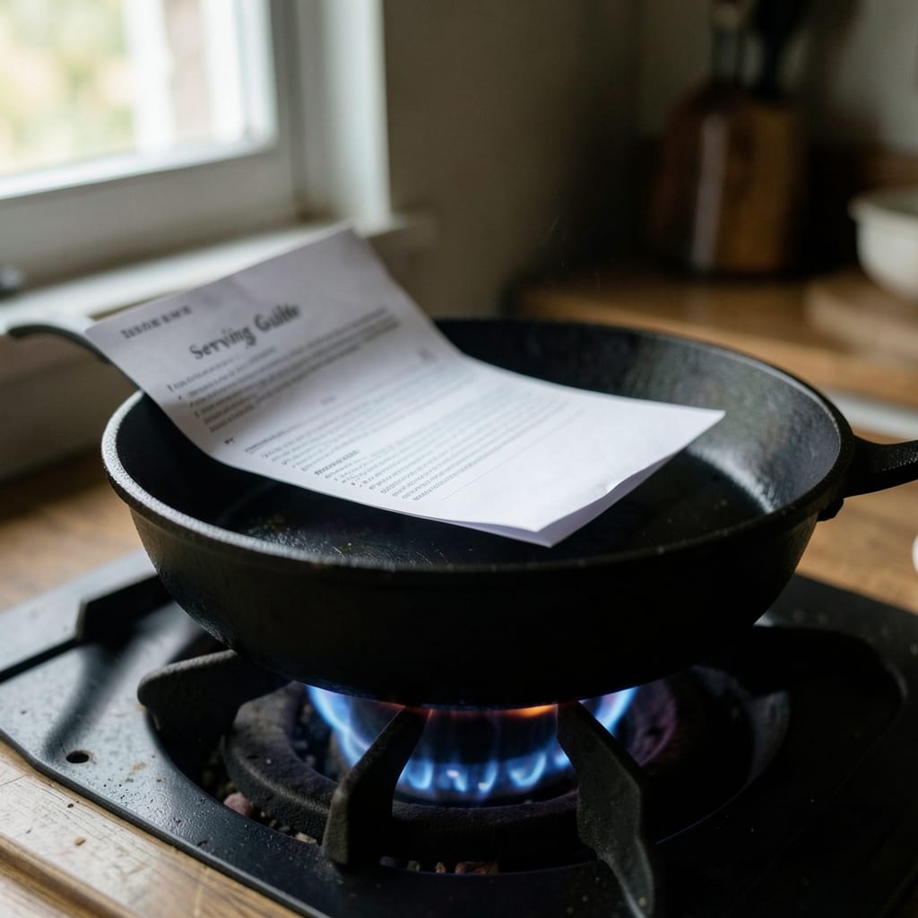 The first pass, in the pan